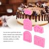 Enchanted Vintage Fairy Garden Silicone Mold Door Mushroom Flower Pattern Chocolate Molds for Home Bakery Fairy Garden Mold