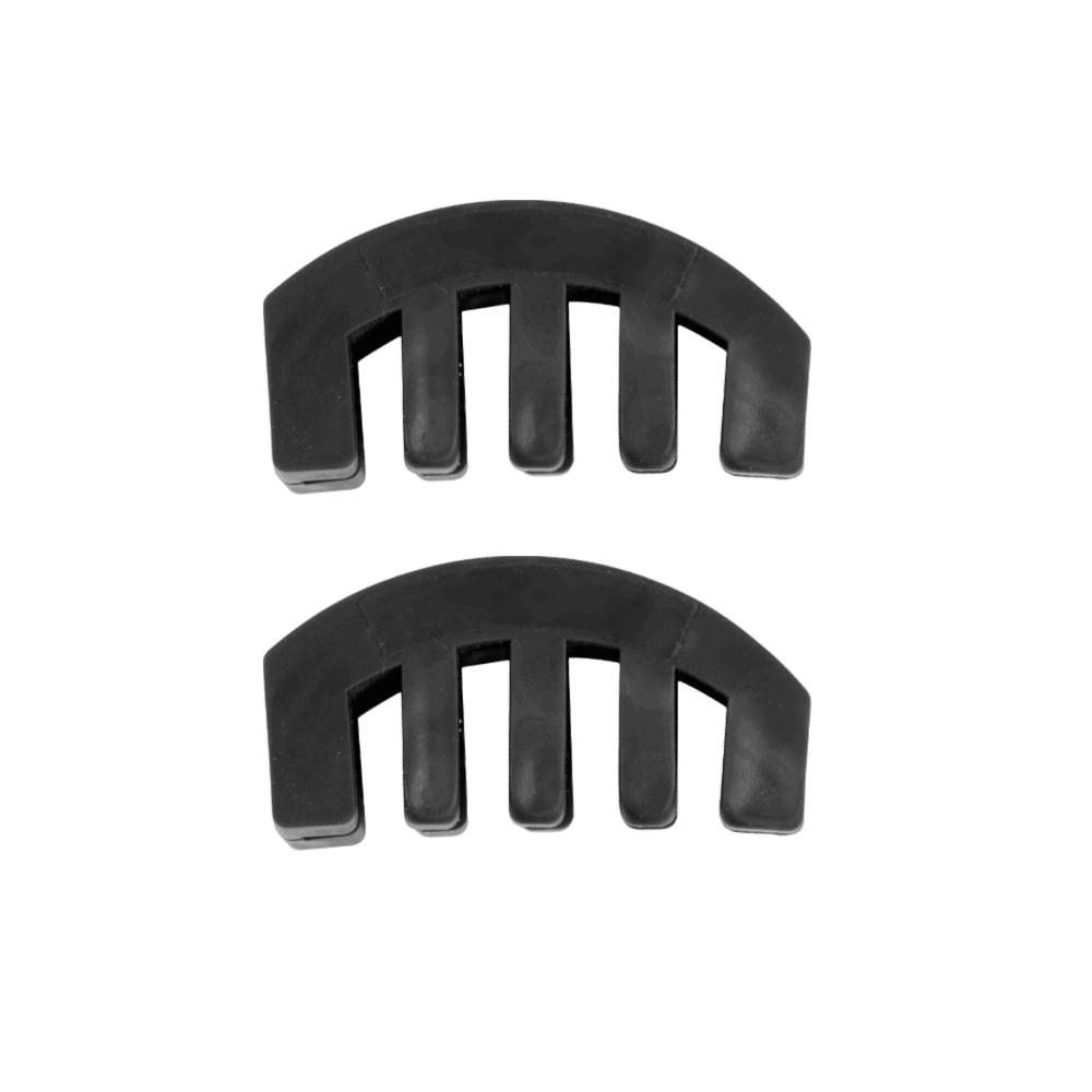 2PCS Black Color Rubber Violin Mute Rubber Silicone Violin Mute  For Violin Lovers