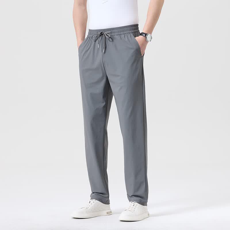 Wassup Sohot Men's Ice Silk Quick-Dry Casual Pants