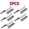 10-1PC Cabinet Catches Push To Open Damper Catch Set For Door Drawer Cabinet Magnetic Push Latches Soft Closer Rebound Hardware
