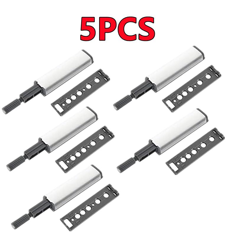 10-1PC Cabinet Catches Push To Open Damper Catch Set For Door Drawer Cabinet Magnetic Push Latches Soft Closer Rebound Hardware