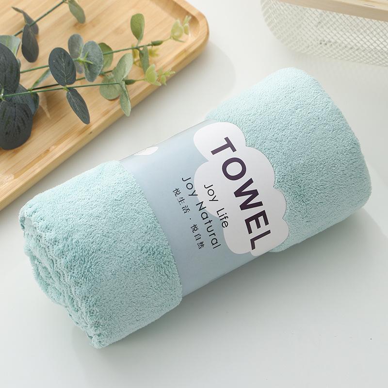 1PC 35*75cm Towel Coral Velvet Towel Strong Water Absorbing Soft Face Washing Towels Soft Absorbent Face Bath Towel Set