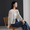 SOFSIL 2026 Summer French Lace Knit Cardigan