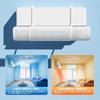 Tivcyi Air Conditioner Wind Deflector Adjustable 180° Wall-Mounted Anti-Draft Cover for Condenser Units