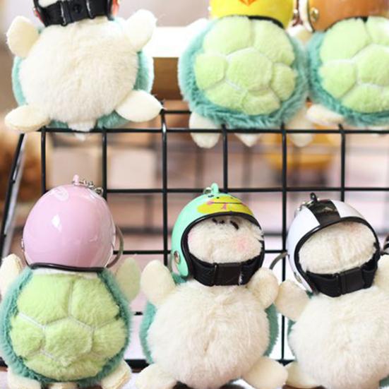 Doll Pendant Keychain Turtle Shape Plush Doll Key Holder Easy to Carry Lightweight Keychain Backpack Accessories