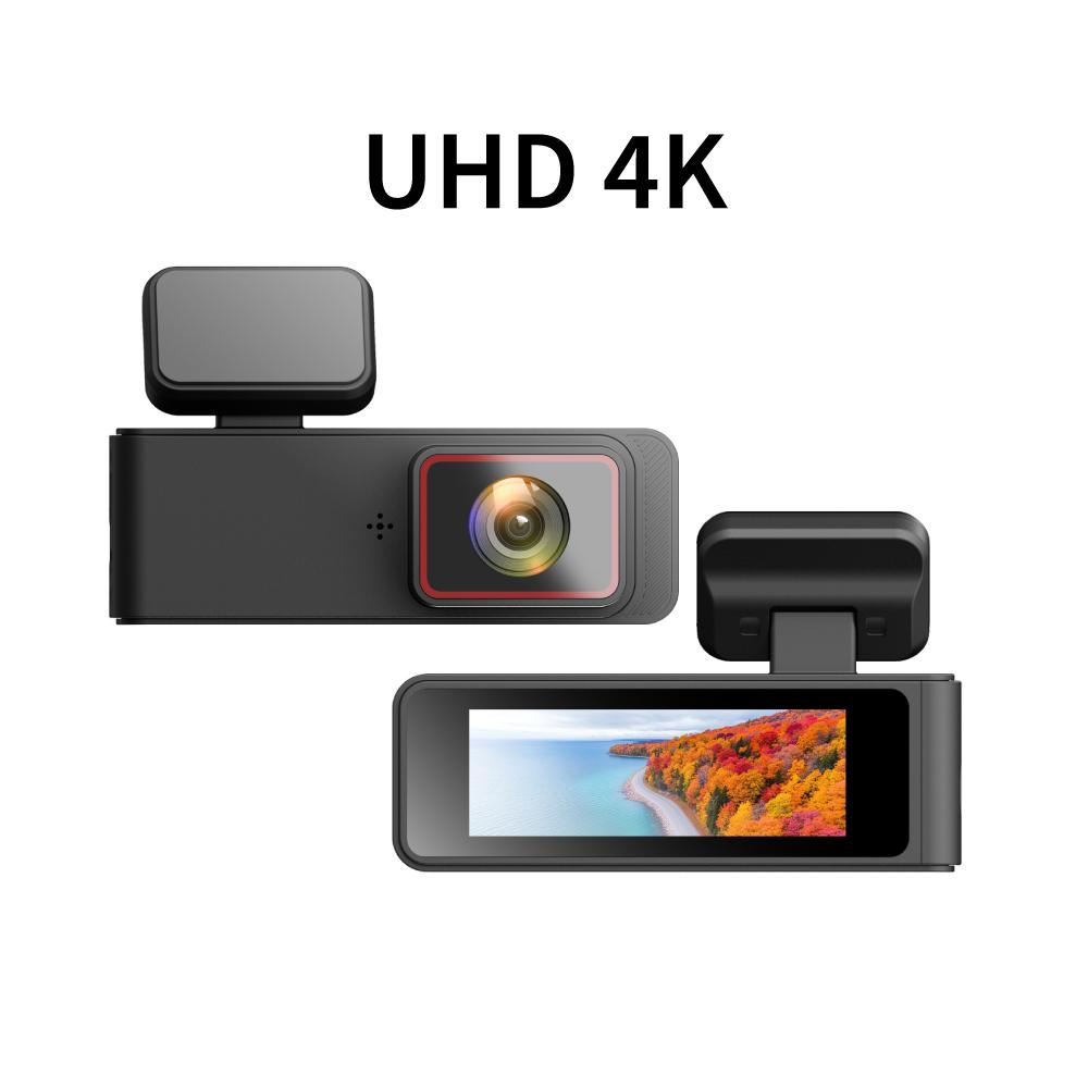

UHD 3-дюймовый видеорегистратор 4K Автомобильный видеорегистратор WiFi-соединение Циклическая запись Передняя Задняя Двойная линза Супер Ночное видение Автомобильные аксессуары NONE