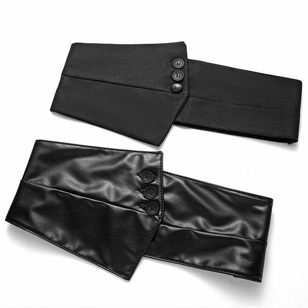 Fashion Wide Girdle Goth Retro Cummerbund Casual Waistband Strap  For Women Lady Girl Bridal