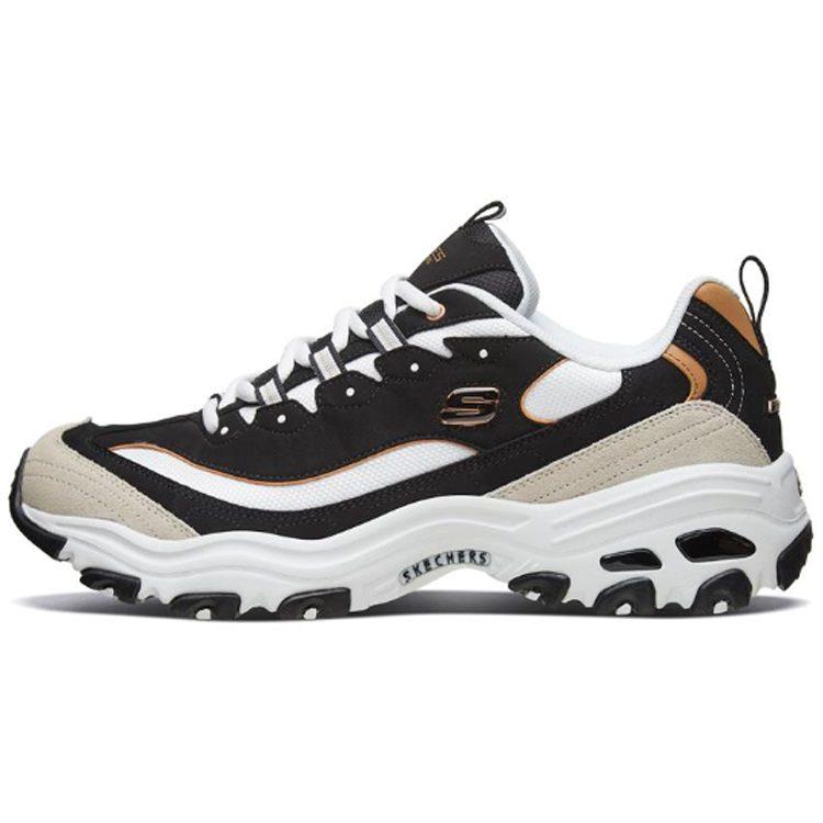Skechers D'Lites 1.0 Black/Gold 666114-BKGD