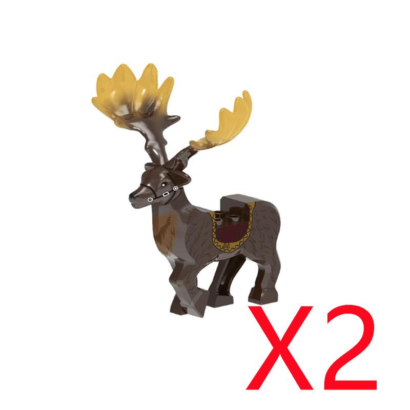 City Zoo Farm Building Blocks Model Character Accessories Animal Giraffe Elephant Elephant Wolf Dolphin Mini Brick Toy Gift X052