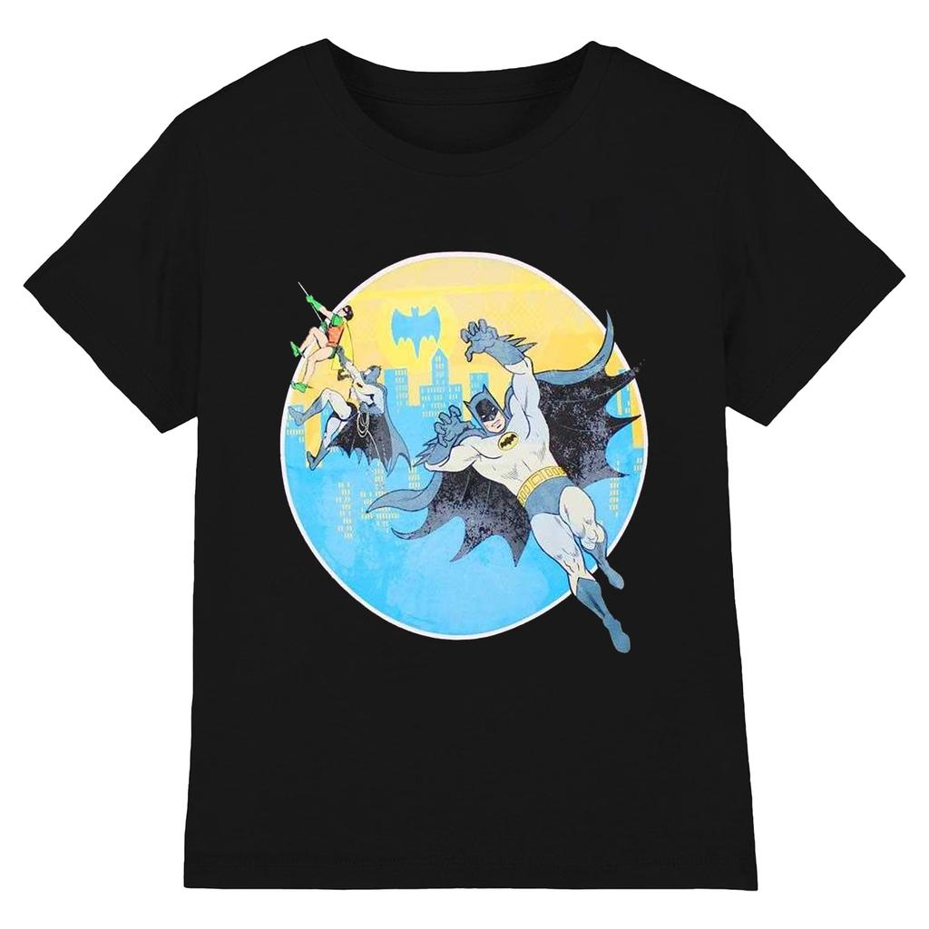 DC Comics Unisex Adult Batman Bat Leap T-Shirt
