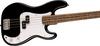 Fender Squier by Fender Squier Electric Bass Squier Precision Laurel White Black with soft case Sonic™ Bass®, Fingerboard, Pickguard,