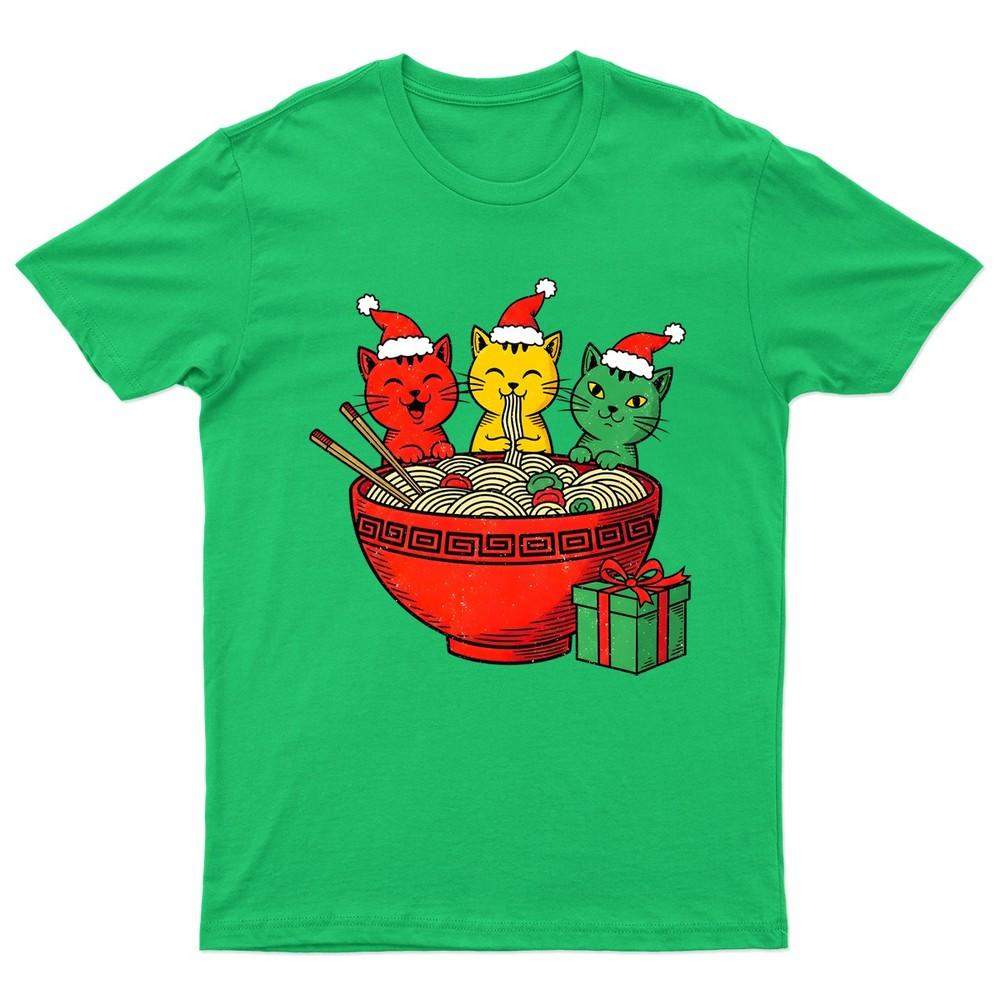 

Cats Ramen Christmas Holidays TShirt Unisex Gift Retro Funny Womens Vintage Unisex T-Shirt XXXXL