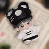 Niannyyhouse 10cm Stuffed Toy Clothes Hat Jacket Dress Shirt Pants Vest Tie Panda Suit Cotton Doll Costume Changeable