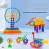 Children's Large Snowflake Building Blocks - Interlocking Educational Toy for Girls, Boys & Toddlers