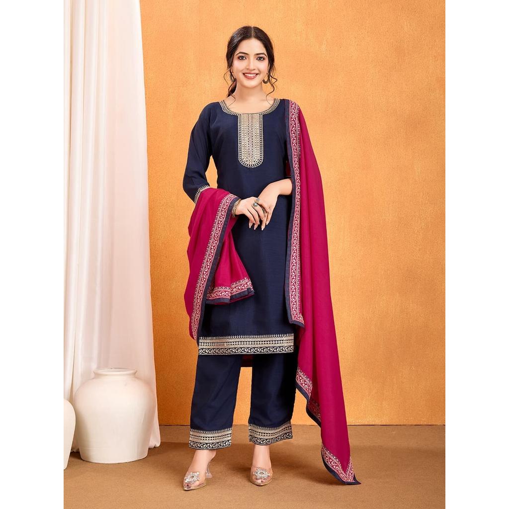 Party Wear Designer Salwar Kameez Set Bollywood Pakistani Women Top Tunic Kurti VSO-1768 C