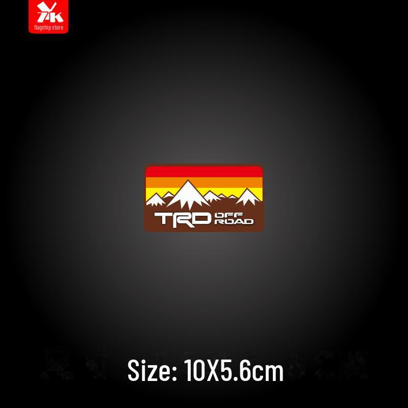 TRD Prado FJ Cruiser Off-Road Bakrutsdekal