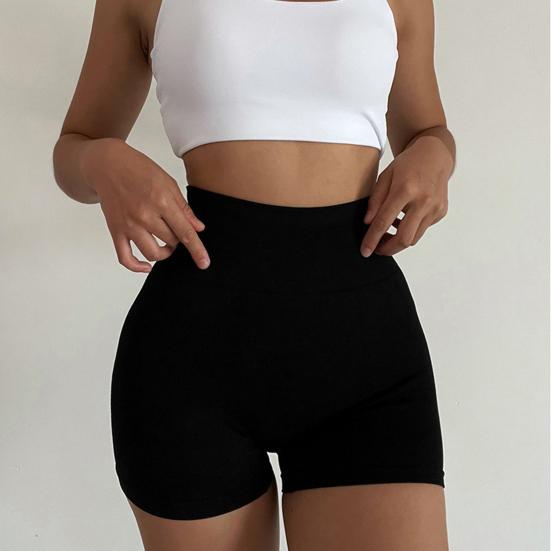 Pantaloni scurți sport pentru femei, cu talie înaltă, compresie, ridicare șold, strâns, elastic, control al burticii, uscare rapidă, talie elastică, pantaloni scurți de gimnastică pentru femei, haine de exercițiu