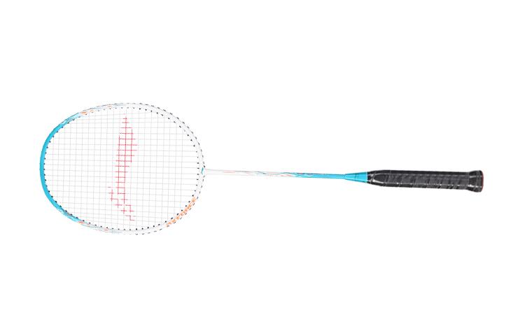 Li Ning Thunder 9 Carbon Aluminum Badminton Rackets Control Type All around Defense Entry level 675mm White Blue AYPS079-1