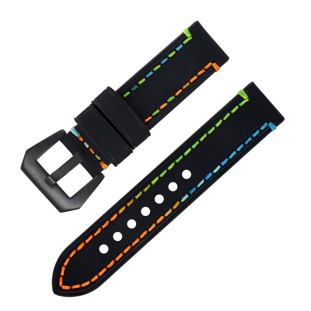 22 Get The Goods, Crazy Horse Leather Strap, High-Quality First-Layer Cowhide Handmade Strap, Watch Accessories.