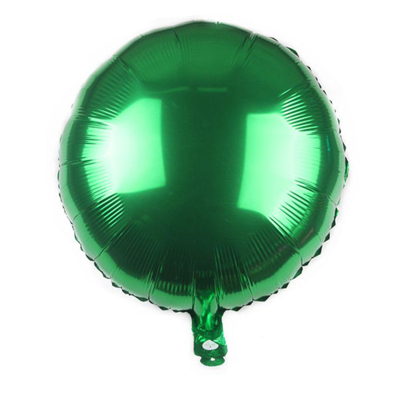 18" Solid Colour Foil Balloons Heart Star Round Shape For Wedding Party Birthday