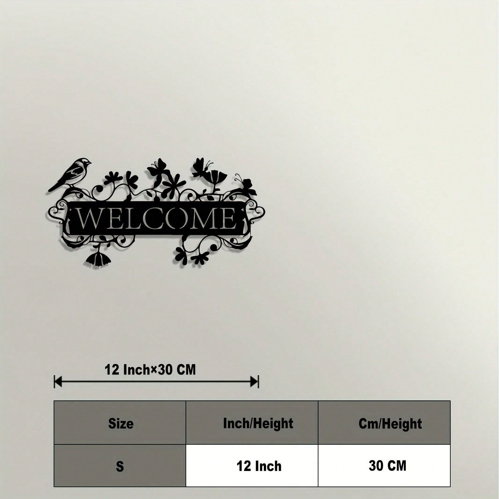 

Vintage Metal Bird Wall Art Handcrafted Iron Garden Sculpture Floral Gift різнокольоровий