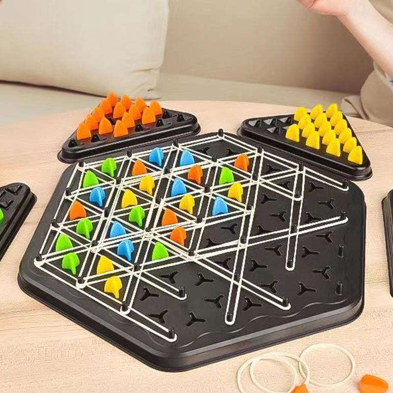 Geometric Chain Triangle Chess Game: Enhance Logical Thinking & Parent-Child Interaction with Multiplayer Play!
