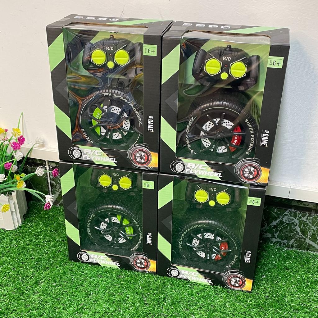 2.4G Remote Control Tire Wheel Toy – Self-Balancing Spinning Car Wheel with LED Lights, Fun Gadget for Kids & Adults