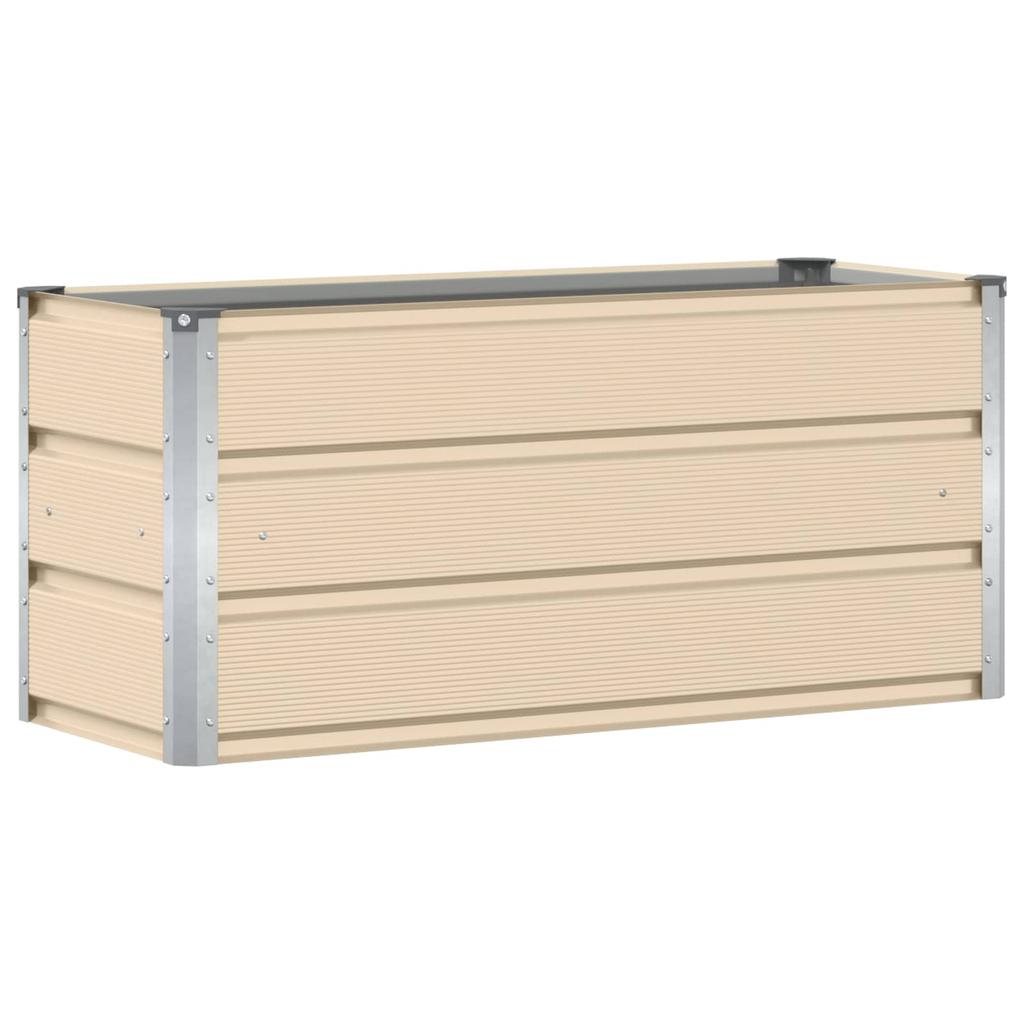 Ivory Plant Pot 100 X 40 X 45 Cm Steel