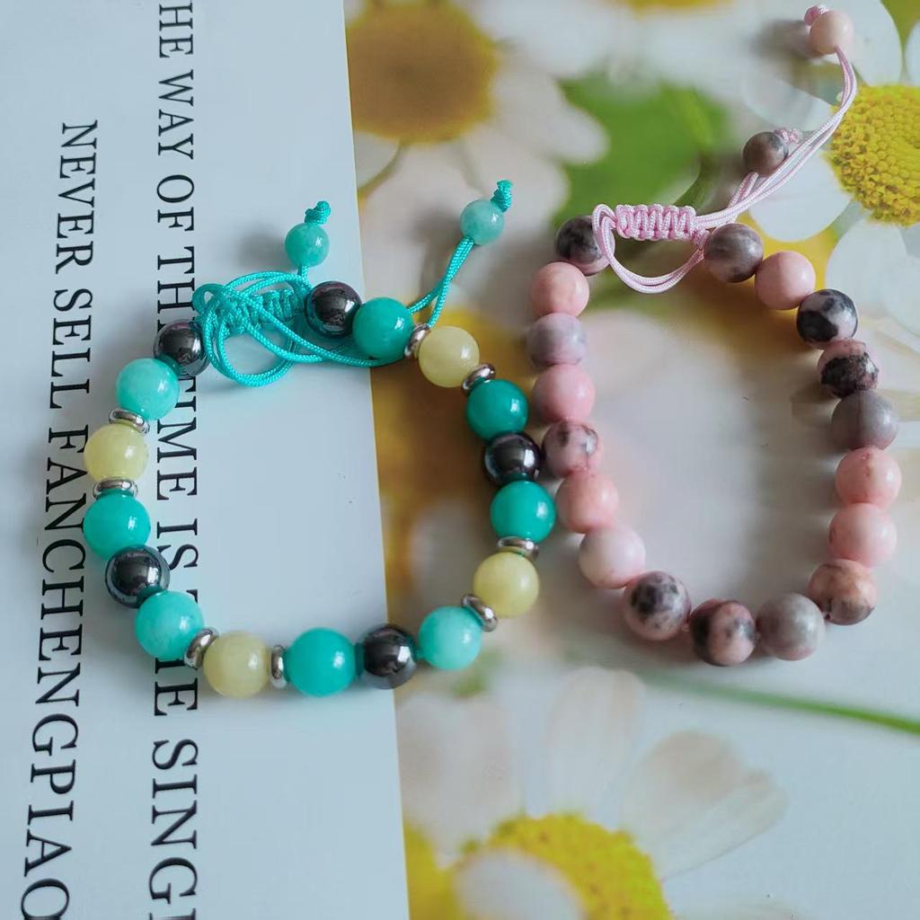 Pink Zebra Crystal Bracelet: Handmade Gift for Birthdays, Mother's Day, Valentine's, Christmas