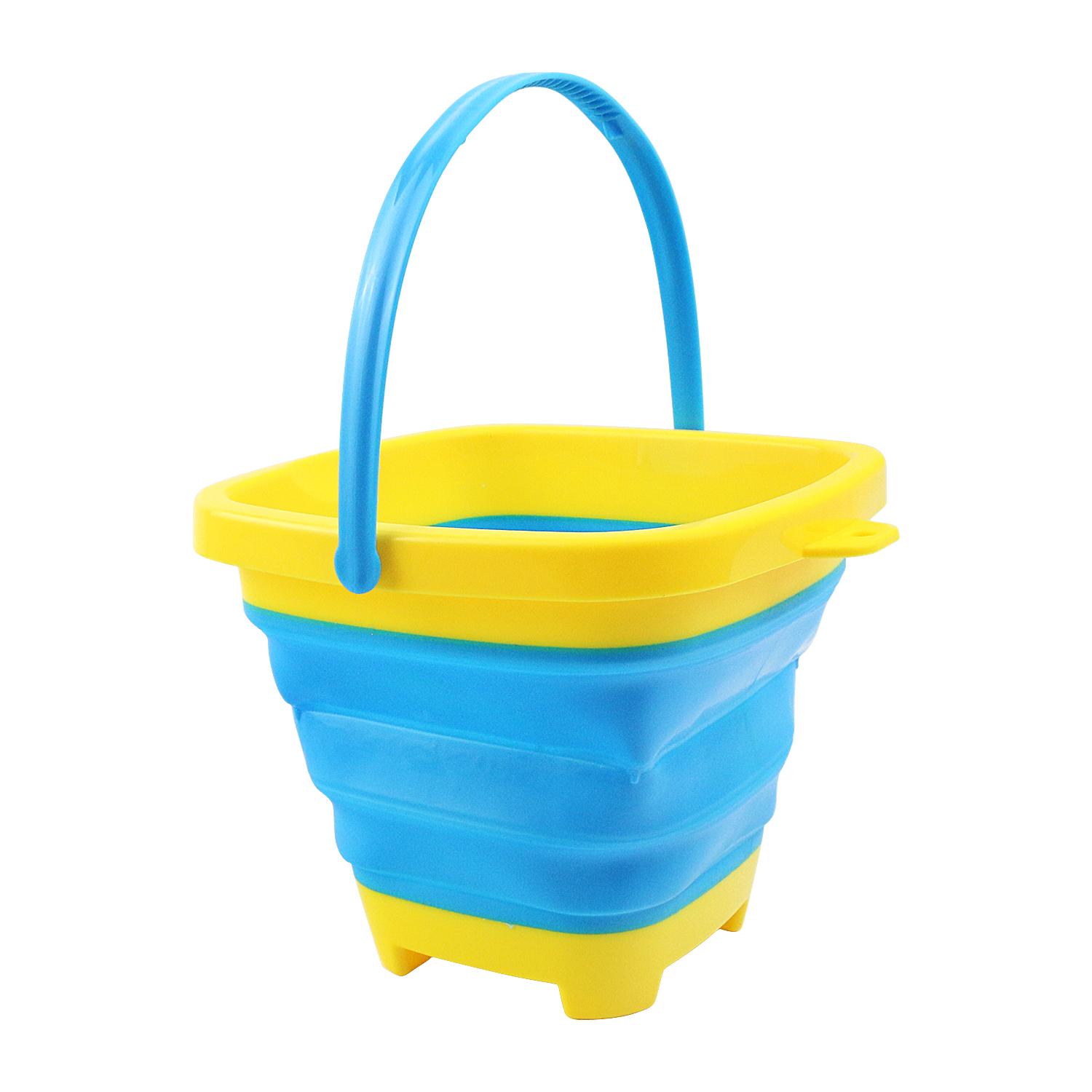 

Складное ведро для воды и песка, детское пляжное ведро для игр в воде и переноски песка, способствующее взаимодействию родителей и детей
