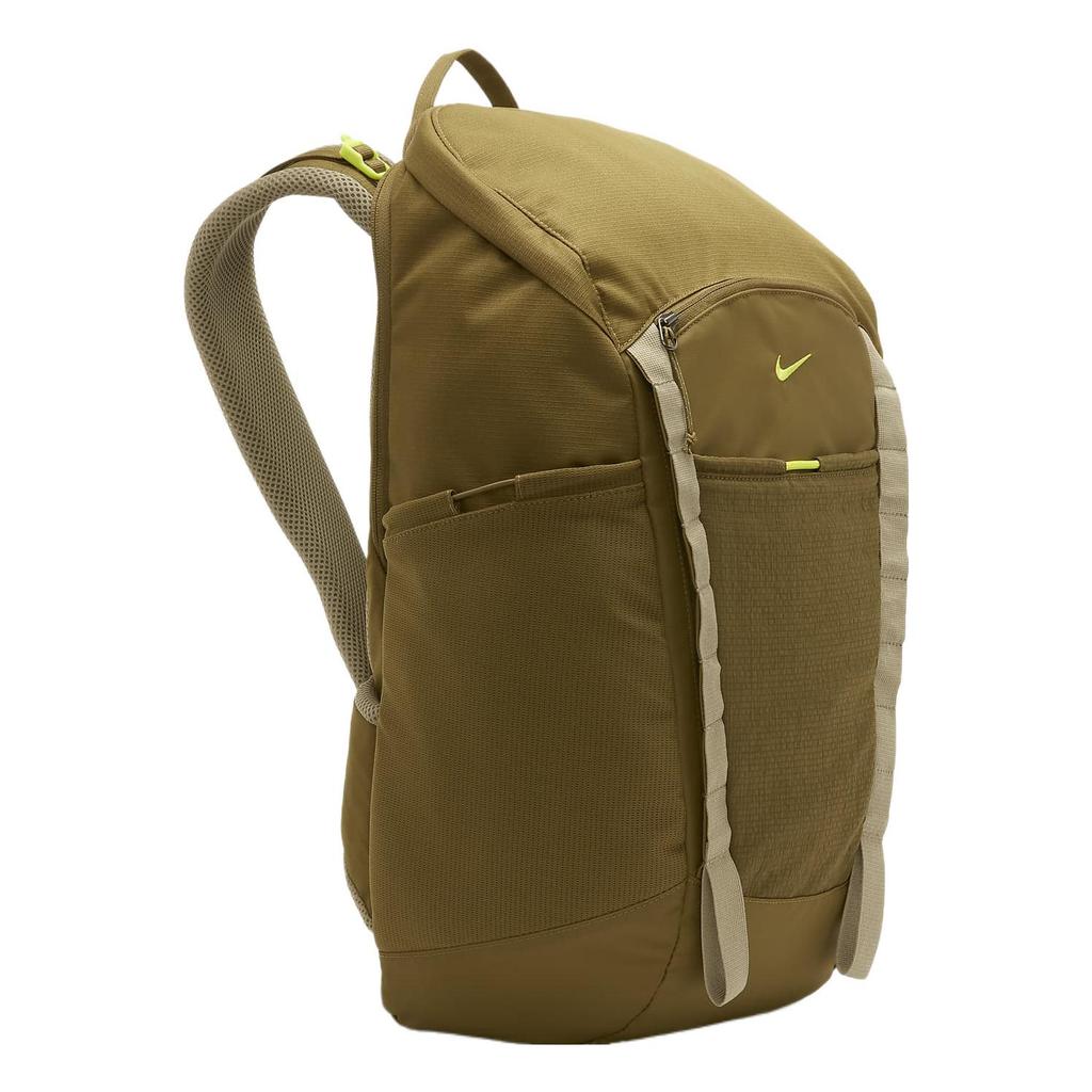 Nike Fabric Backpack Unisex High-Rise Cannon Olive Green/Olive Green/Atomic Green DJ9677-368