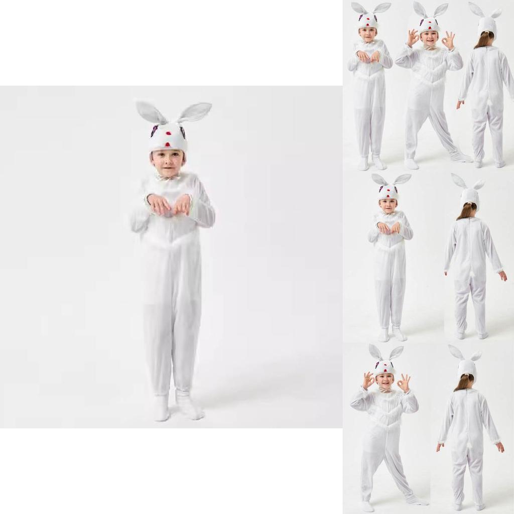 Niedliches Polyester Hasenkostüm für Jungen und Mädchen Perfekt für Rollenspiele und Aufführungen