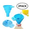 Durable Silicone Portable Retractable Funnels For Home Kitchen Convenient Storage