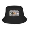 Monster Hunter  Bucket Hat Rise Zinogre Street Style FisherUnisex Caps For Unisex Casual Fishing Sun Hats Soft Fold Design Cap