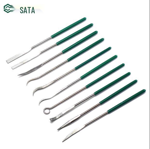 SATA 10-Piece Diamond Metal File Set Diamond File Set 03804