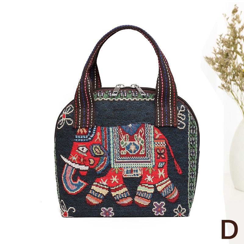Woven Bags For Women Shoulder Bag Retro Casual Tote Handbags Ethnic Style Bags