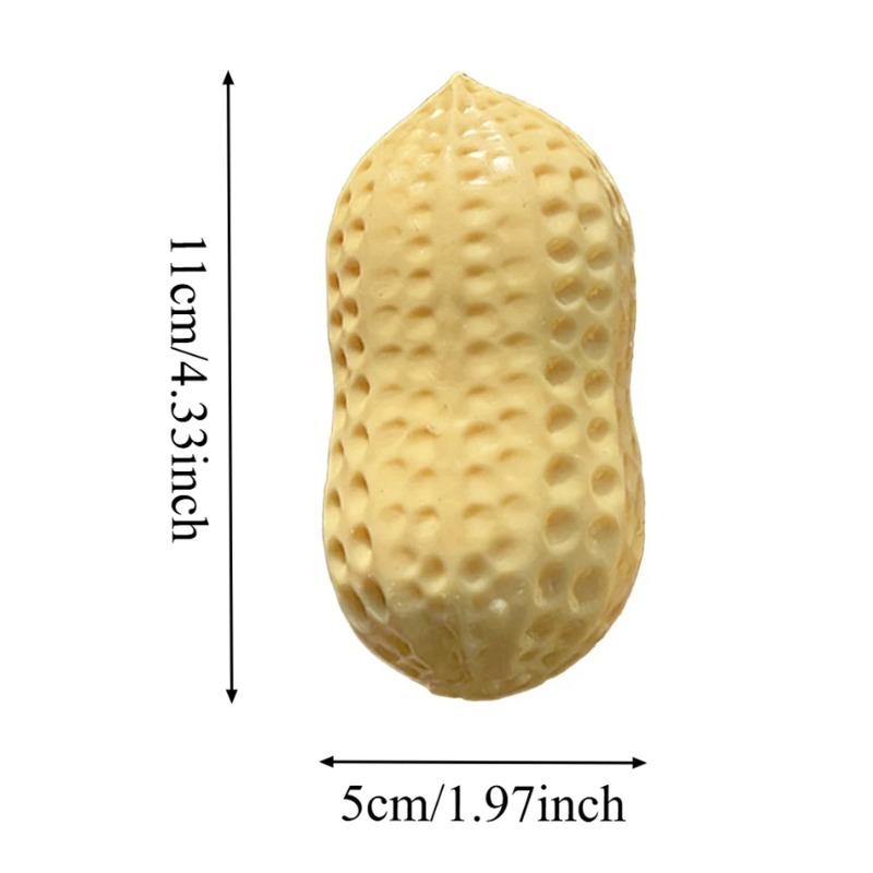 11CM Peanut Stress Ball Crunchy Squeeze Ball Squishy Toy Buttery-Soft Feel Fidget Toy ASMR Sensory Anti Stress Toys Slow Rebound
