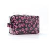 High Quality PVC Material PVC Makeup Bag Waterproof Polka Dots Striped Makeup Bag Striped Pattern Leopard Print Organizer Travel