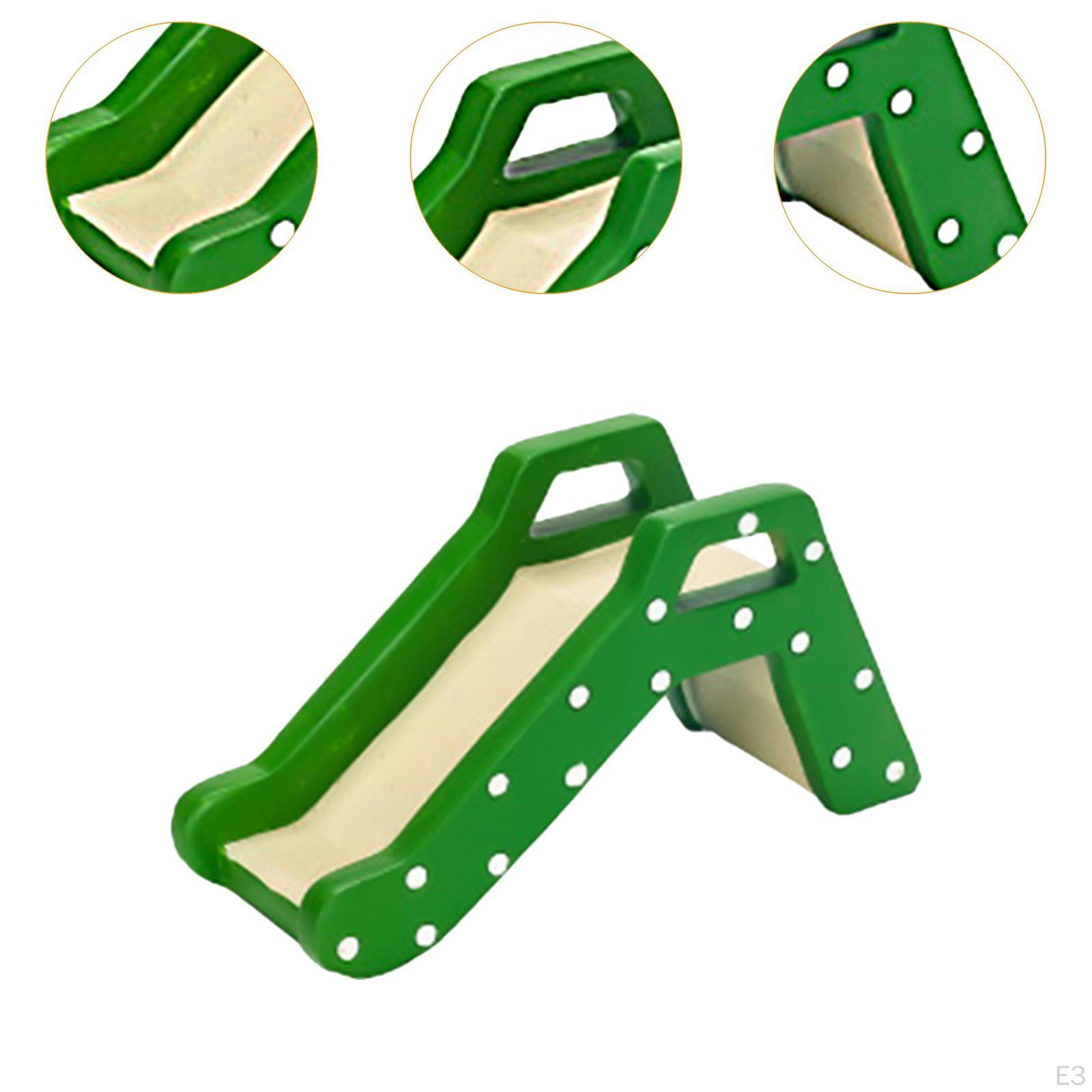 Очаровательный декор для столешницы в виде мини-горки для детей и взрослых зелёный — фото 5