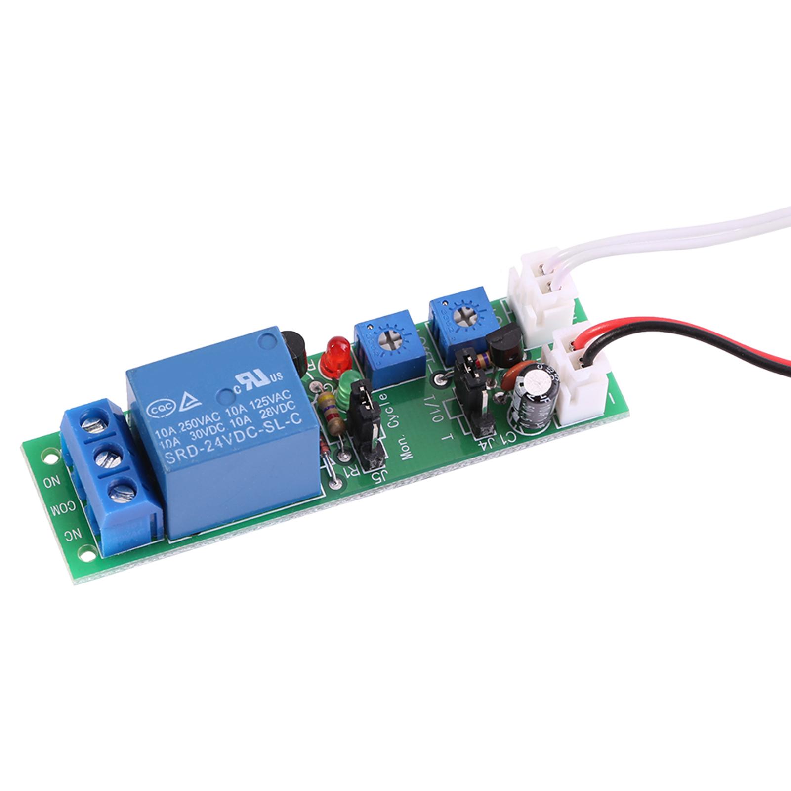 

Adjustable Cycle Timer Delay OnOff Switch Relay Module (DC24V,030min)