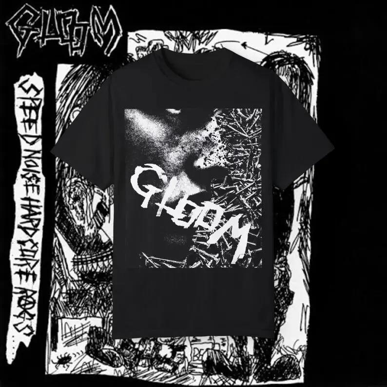 2Sided Gloom T Shirt Crust Punk Zyanose Confuse Gauze Gai Gism Disclose DClone Unisex T-Shirt S