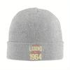 NEW Living Legend  Beanie Hats Knit Hat Outdoor Sport Warm Unisex Women Caps Autumn Winter Graphic Retro Bonnet Hats Gift