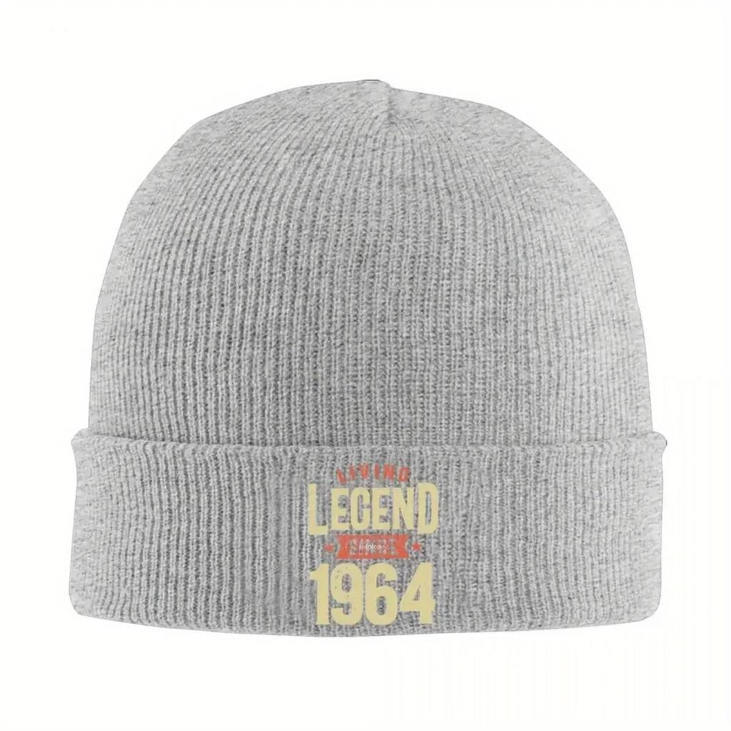 NEW Living Legend  Beanie Hats Knit Hat Outdoor Sport Warm Unisex Women Caps Autumn Winter Graphic Retro Bonnet Hats Gift