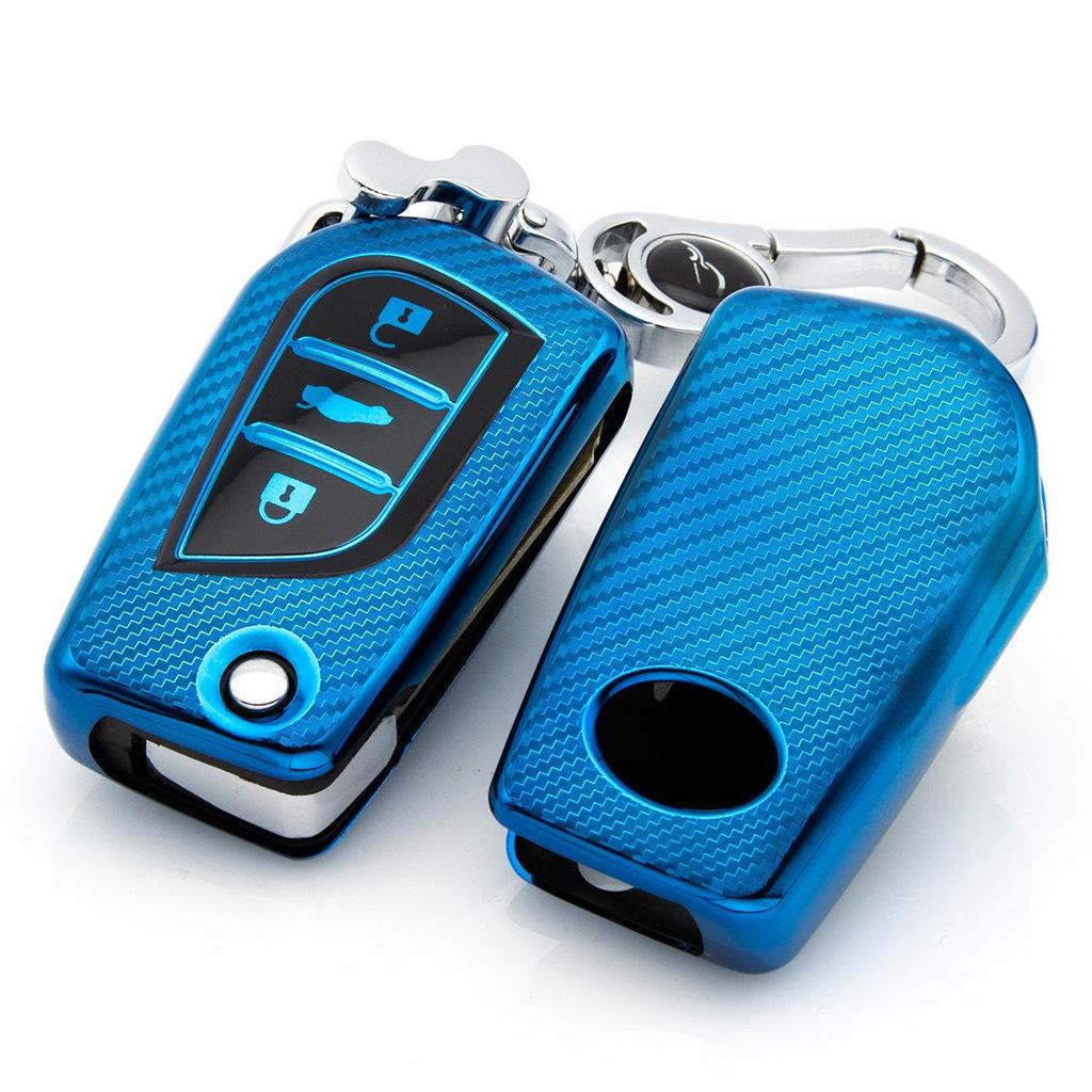 Toyota Corolla/Camry/Reiz CHR Carbon Fiber Key Shell Protective Cover