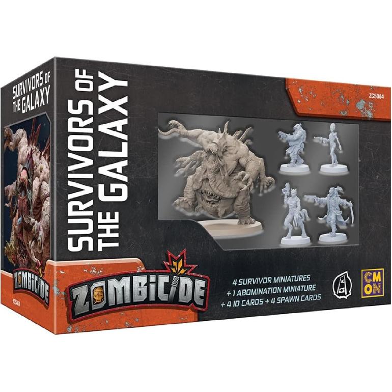 CMON Zombicide Invader Survivors of The Galaxy Box Set - Unite Alien Races to Face The Xenos Threat! Cooperative Strategy Game with Tabletop