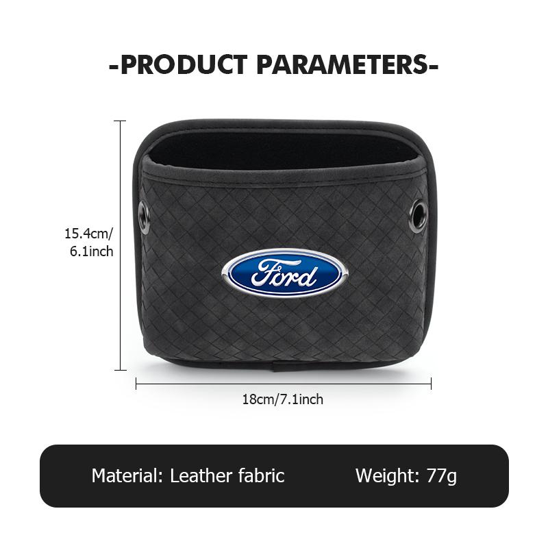 KLKD5 Car Multi-functional Mobile Phone Key Self Adhesive Pouch Storage Accessories For Ford Focus mk2 mk3 mk4 Fiesta Ranger Mondeo