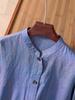 2026 Artistic Linen Women’s Long Sleeve Cardigan Shirt