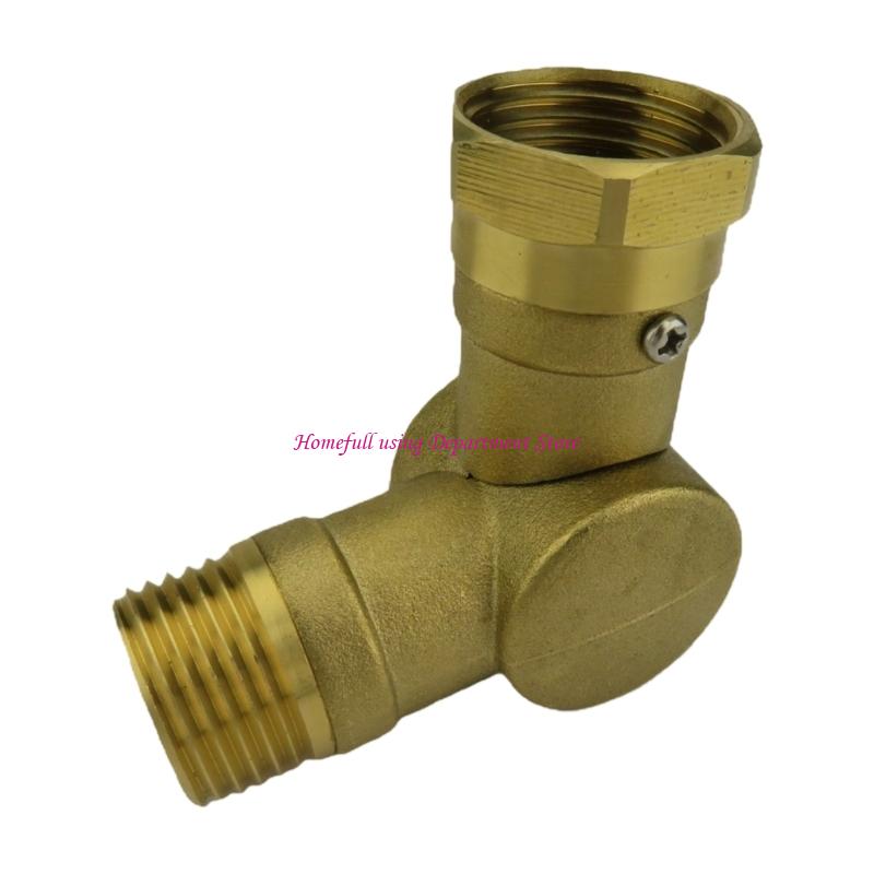 

Brass Garden Hose Connector Light Weight 180 360 Degree Hose Adapter For Gardening Applications Enduring мідний