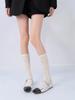 Fashion Spring Summer Hollow Out Socks Black White Lace Women Lolita Y2k Younger Breathable Socks Thin Cute Mid Calf Crew Socks