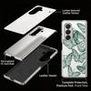 Line Butterfly Print Case For Samsung Z Fold 8 Ultra 7 6 5 Luxury Plating Leather Skin Hard Phone Cover For Galaxy Z Fold8 Fold7 Fold6